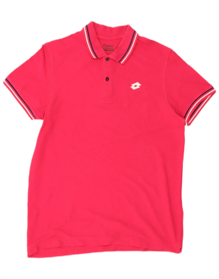 Polo Lotto Hombre Grande Rosa