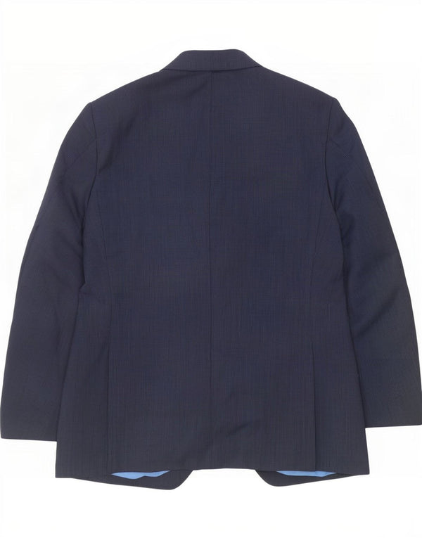 Tommy Hilfiger Chaqueta tipo blazer de 2 botones para hombre UK 40 Large Azul marino a rayas