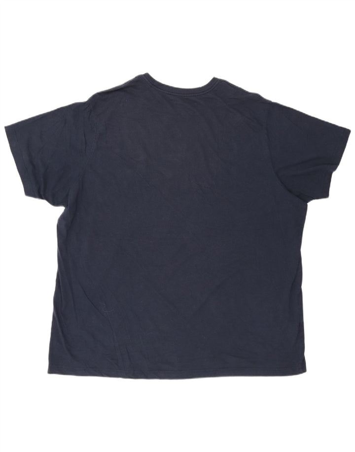 EDDIE BAUER Mens T-Shirt Top 3XL Navy Blue
