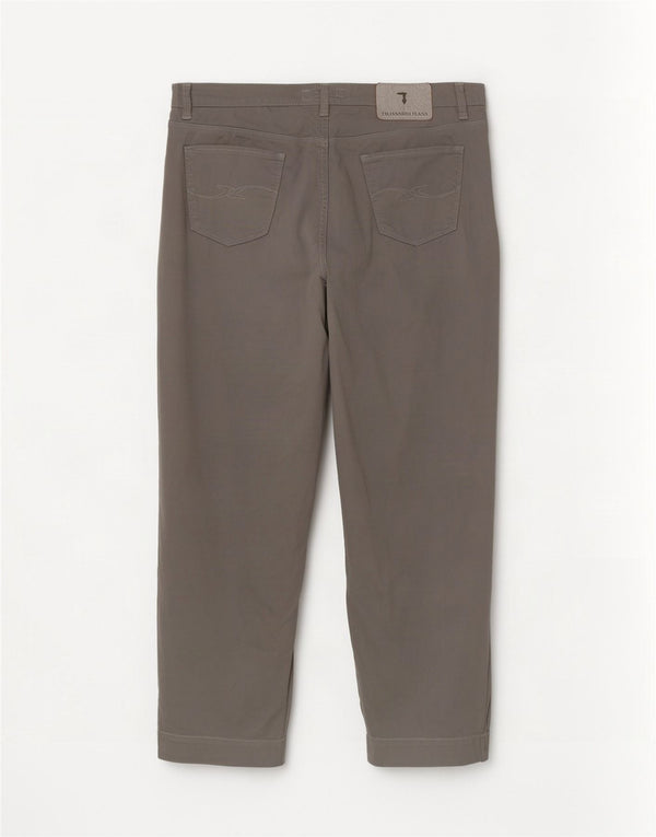 Pantalones Cortos Mujer Trussardi W34 L24 Gris