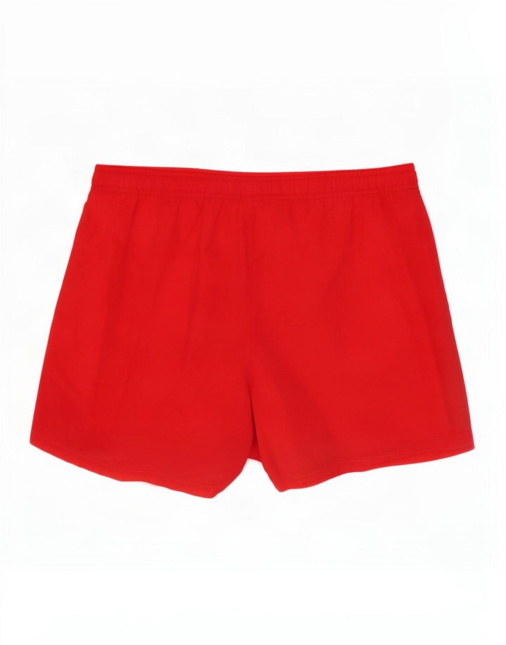 Fila - Pantalones cortos deportivos para hombre, talla grande, color rojo