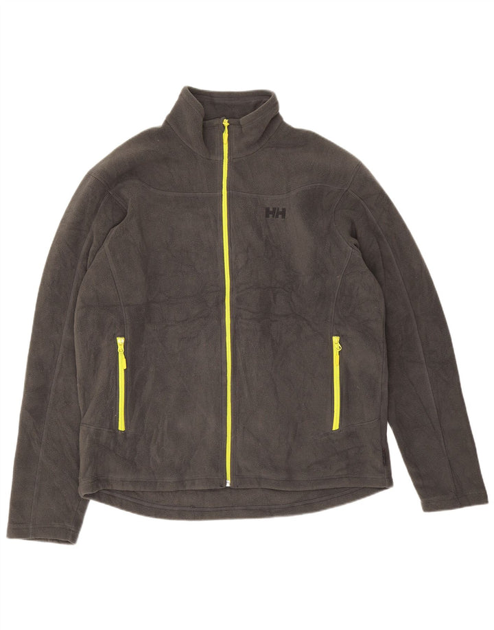 Helly Hansen Chaqueta polar para hombre Reino Unido 40 Poliéster gris grande