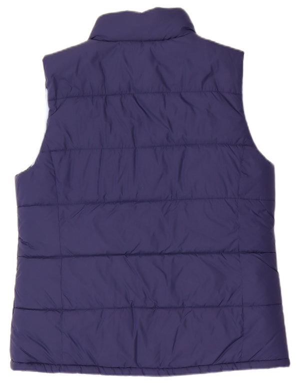 Crew Clothing Chaleco acolchado reversible para mujer UK 12 Medium Azul marino Nylon