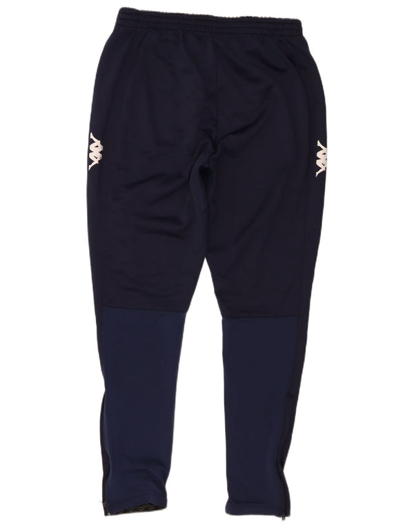 Kappa Hombre Pantalones De Chándal Gráficos Large Azul Marino Colorblock