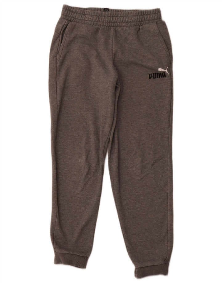 PUMA Pantalones de chándal para niño Joggers 13-14 años Gris Algodón