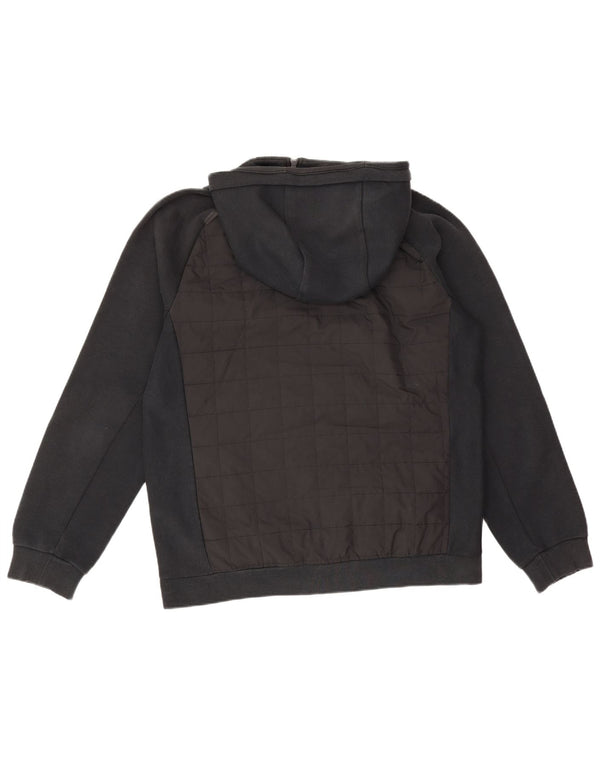 Nike - Sudadera con capucha y cremallera para hombre, tamaño mediano, algodón negro