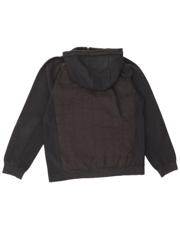 Nike - Sudadera con capucha y cremallera para hombre, tamaño mediano, algodón negro