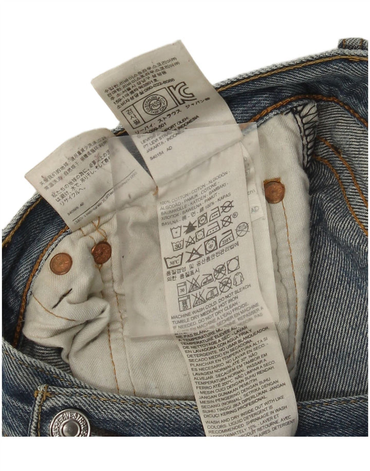 Levi's Hombre 501 Vaqueros Rectos W36 L29 Algodón Azul