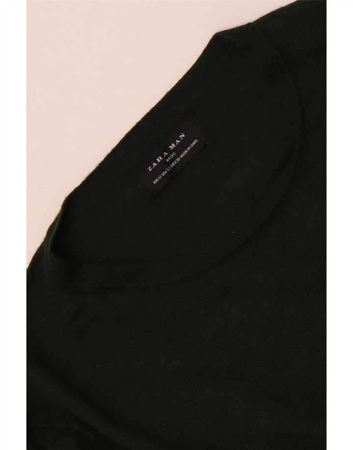 Zara Hombre Top Manga Larga Small Verde