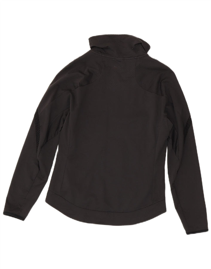Nike Dri Fit - Chándal con cremallera y cuello para hombre, talla pequeña, poliéster negro
