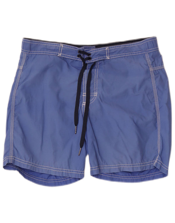 Benetton Bañador Corto Hombre Azul Algodón