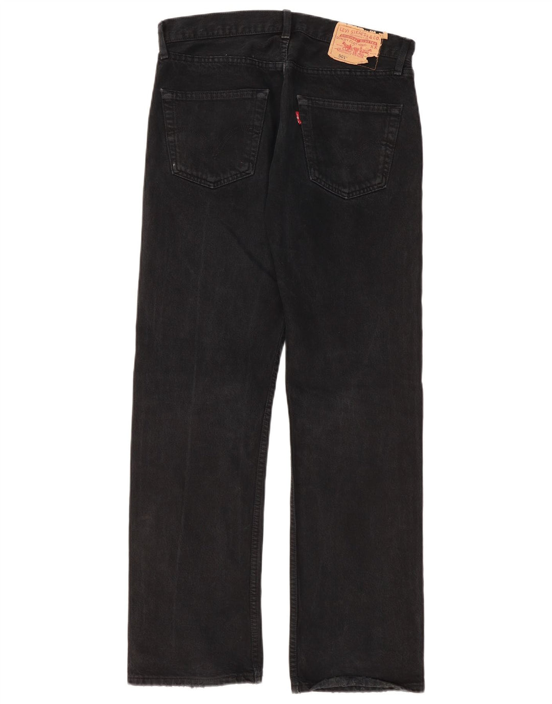 LEVI'S Vaqueros rectos 501 para hombre W32 L31 Negro