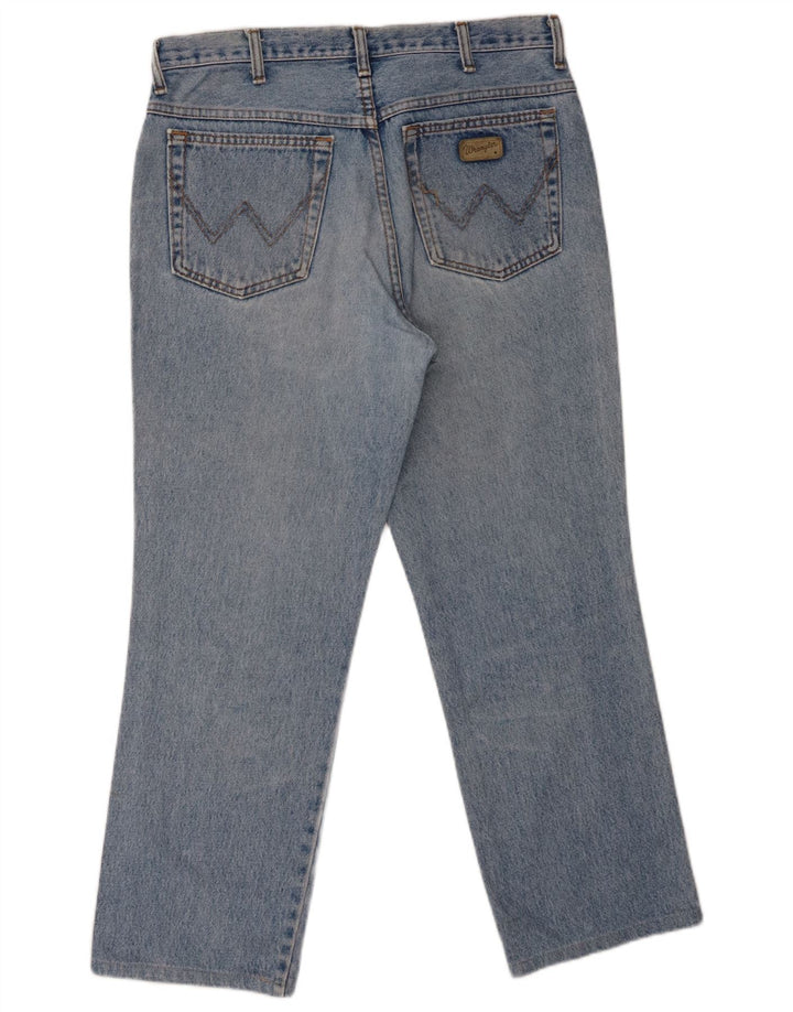 Wrangler Vaqueros Rectos Texas Para Hombre W35 L27 Algodón Azul
