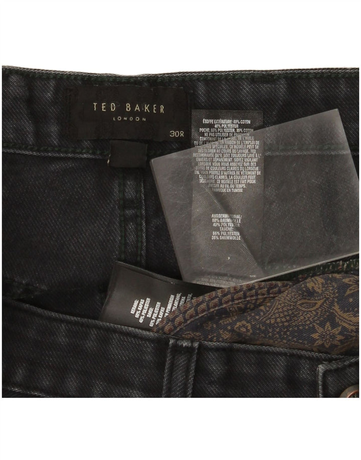 Vaqueros ajustados para mujer de Ted Baker W30 L31 Algodón negro