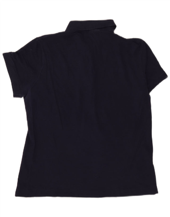 Polo Lacoste para hombre talla 4 mediano algodón azul marino