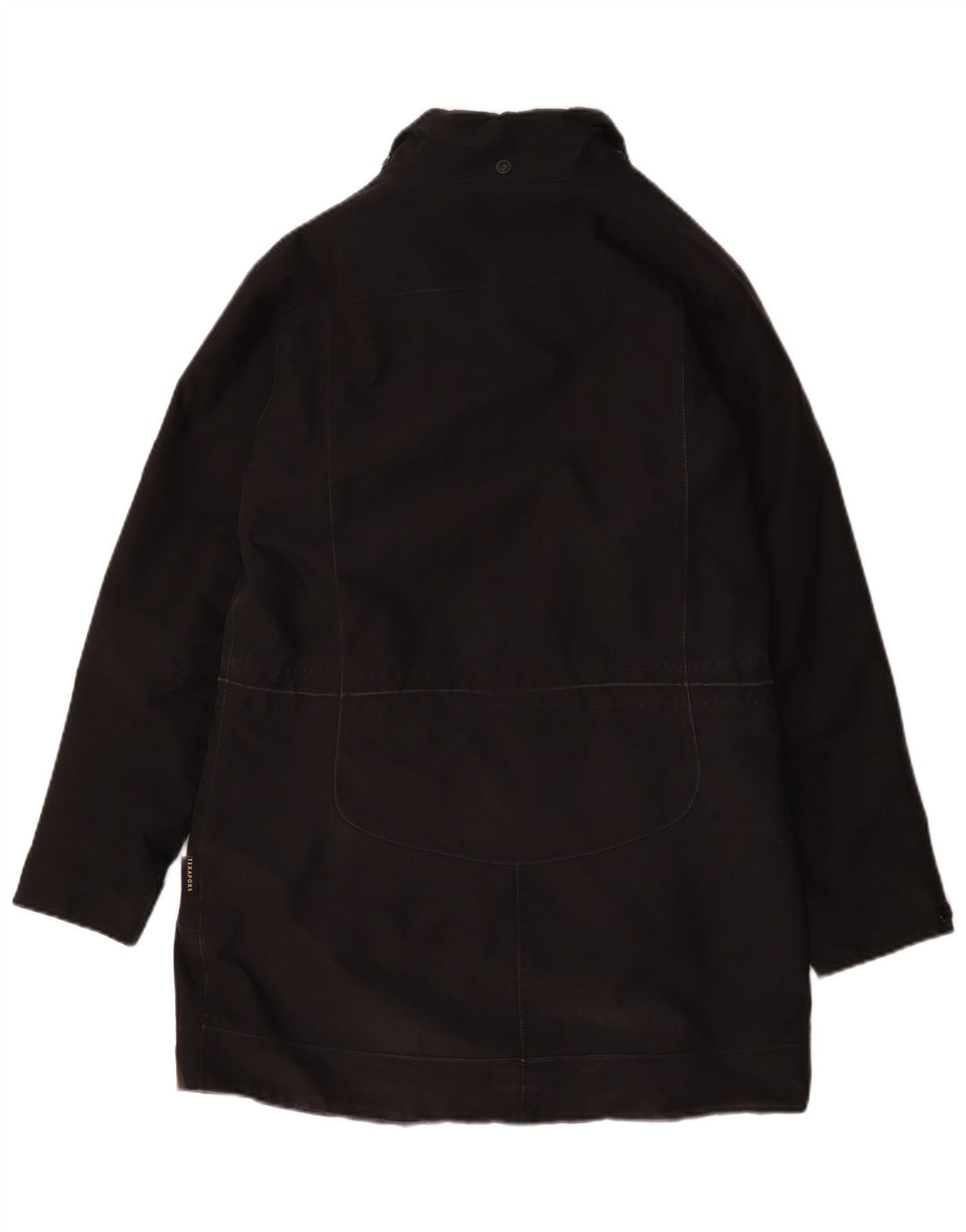 Jack Wolfskin Abrigo cortavientos para mujer UK 12/14 Mediano Negro Poliéster