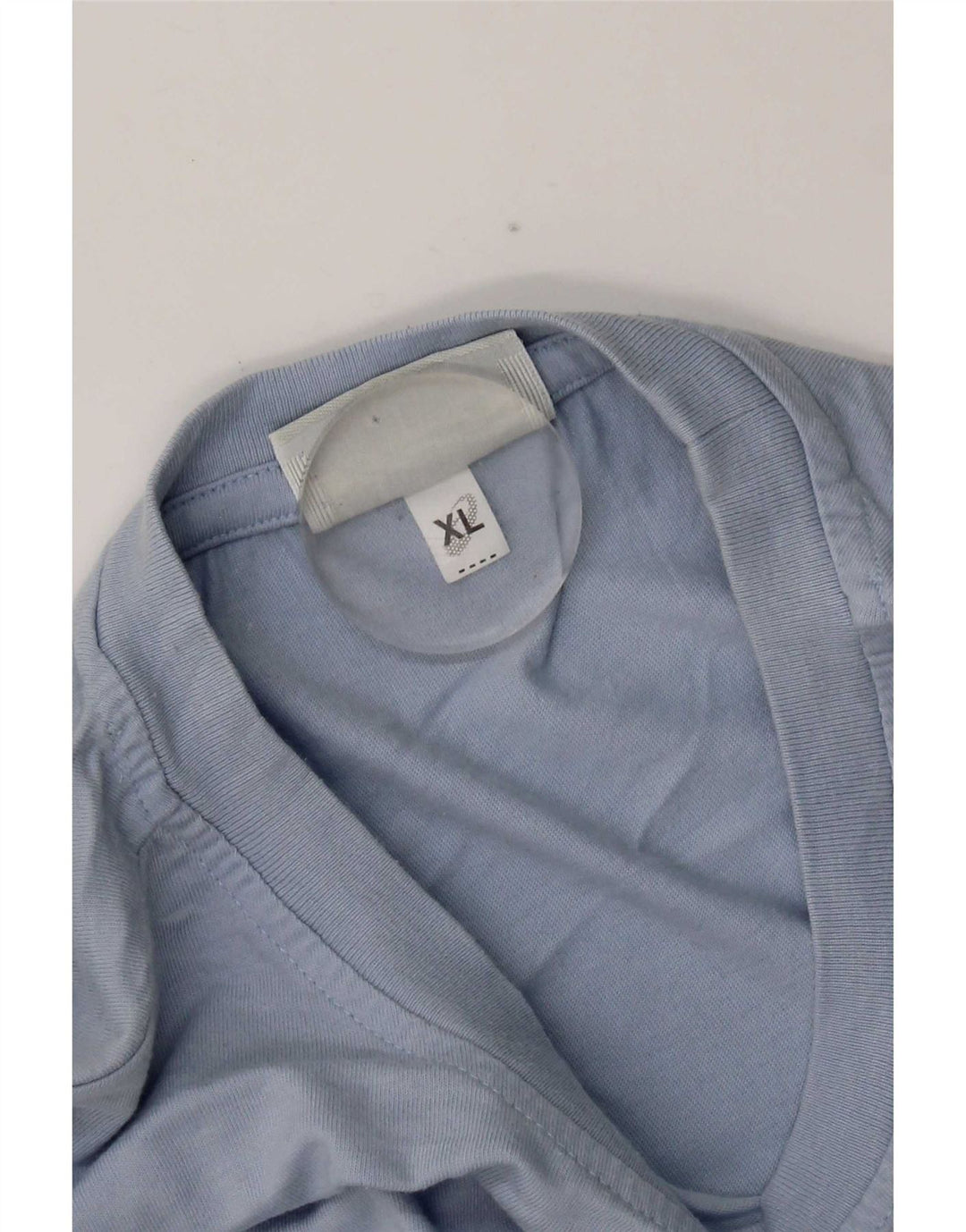 Camiseta Asics Hombre Top XL Algodón A Rayas Azul