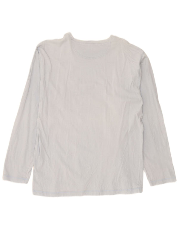 Champion Hombre Gráfico Top Manga Larga XL Algodón Azul