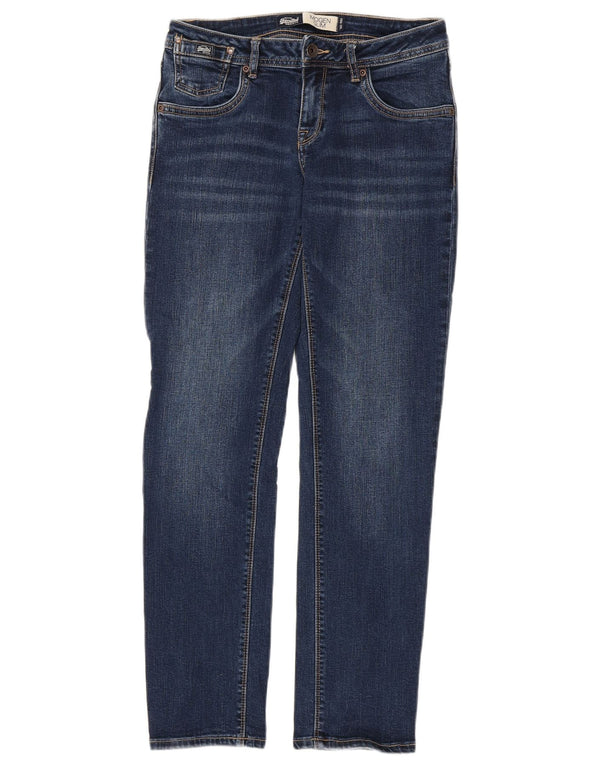Superdry Mujer Imogen Slim Jeans W28 L30 Algodón Azul