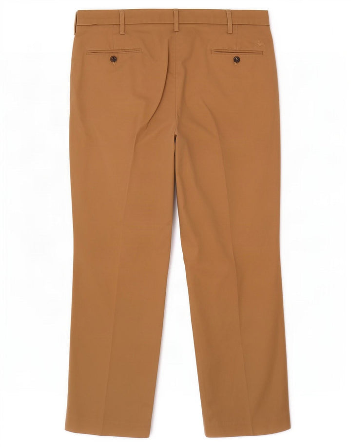 Dockers Pantalón chino de corte clásico para hombre W42 L32 Poliéster beige