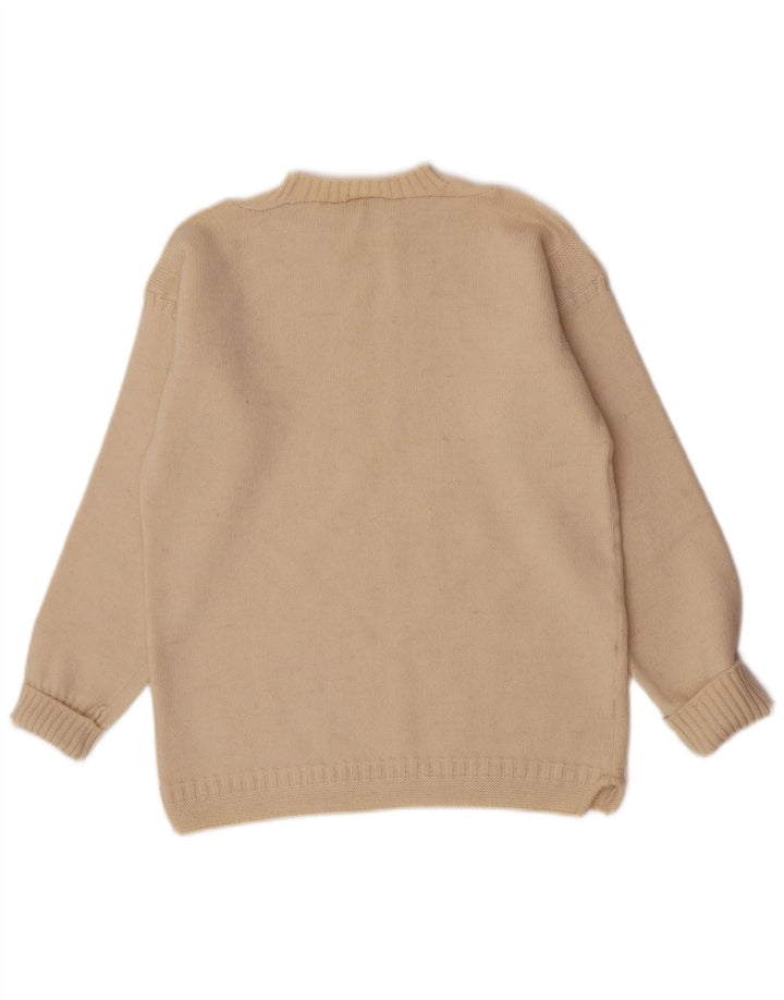 Bridgedale Jersey de cuello redondo para hombre EU 38 Small Beige Lana
