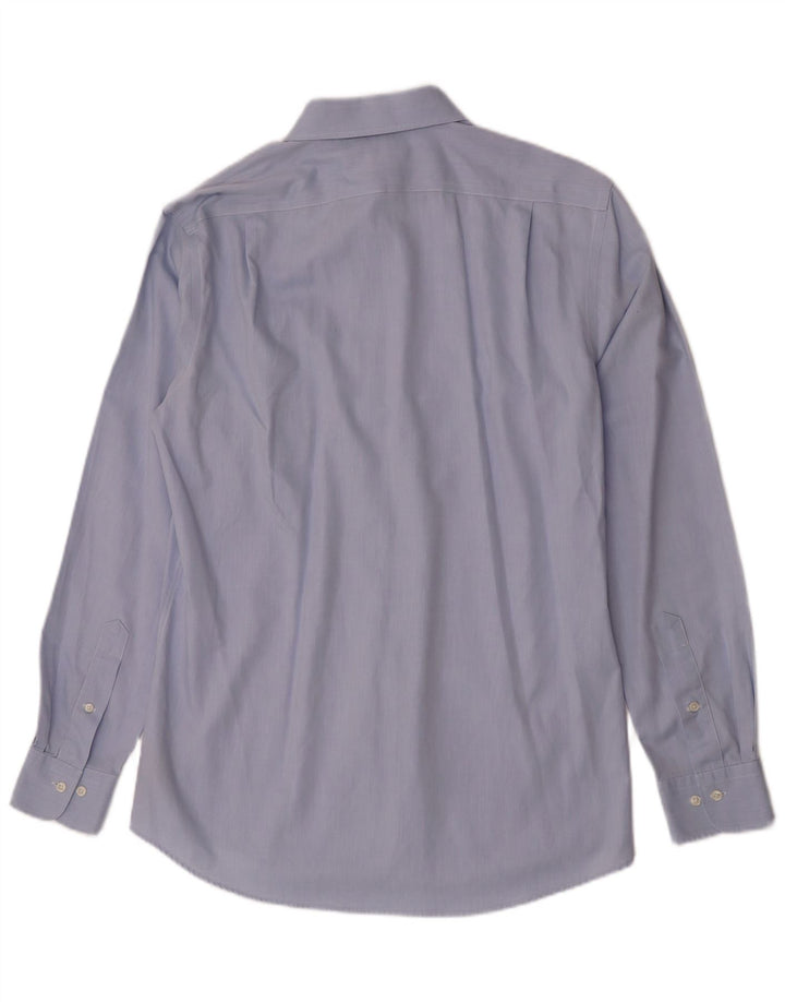 Ralph Lauren Camisa ajustada para hombre Talla 15 1/2 39 Algodón azul medio