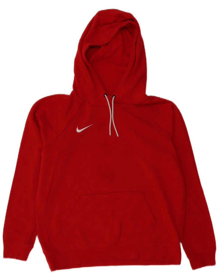 Nike Jersey con capucha extragrande para mujer Reino Unido 14 Algodón rojo mediano