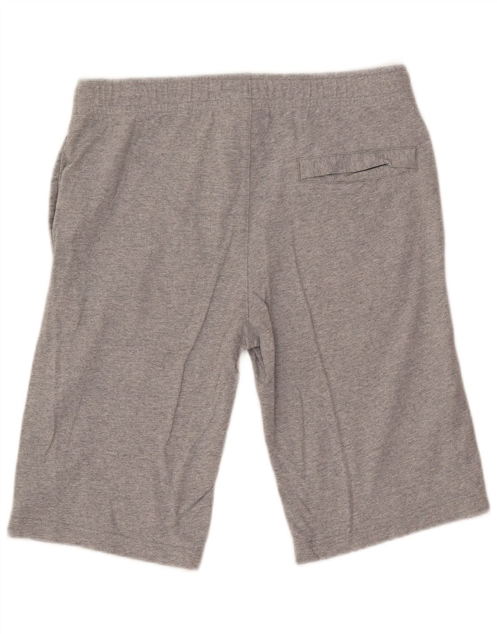 Pantalones cortos deportivos NIKE para hombre de algodón moteado gris medio
