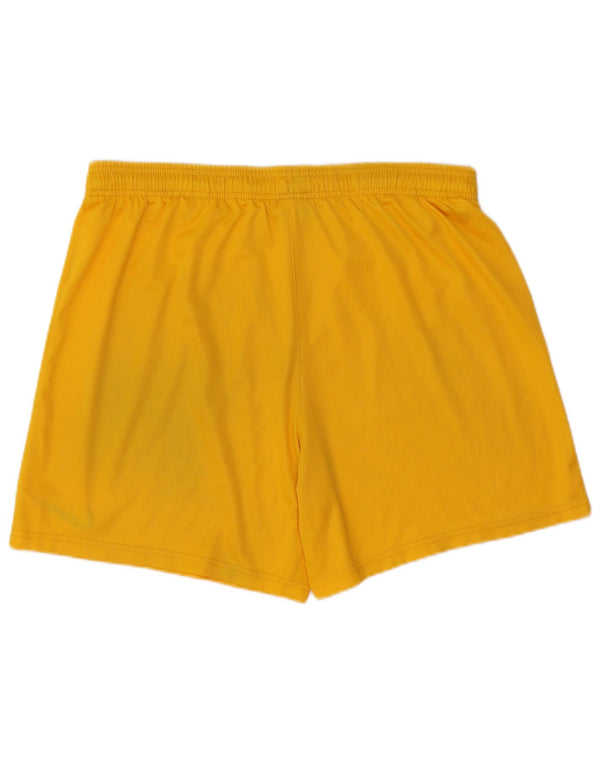 Nike - Pantalones cortos deportivos Dri Fit para hombre, poliéster amarillo grande