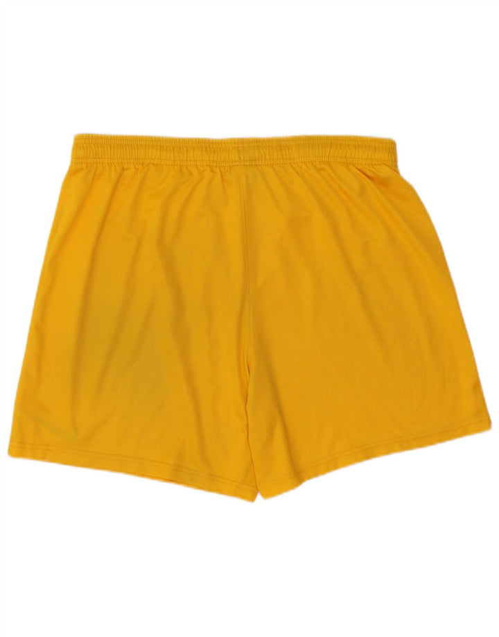 Nike - Pantalones cortos deportivos Dri Fit para hombre, poliéster amarillo grande