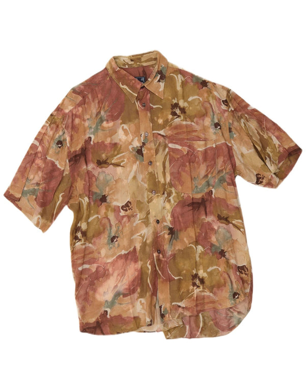 Alea Camisa Manga Corta Hombre Large Multicolor Floral