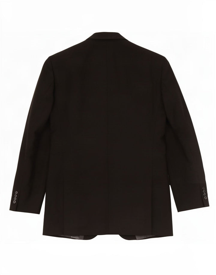 Marks & Spencer Chaqueta tipo blazer larga de 3 botones para hombre UK 40 Medium Black