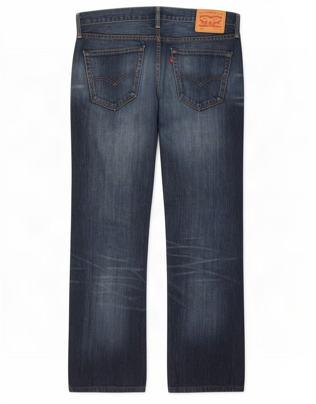 Levi's Hombre 527 Vaqueros Bootcut W34 L31 Algodón Azul Marino