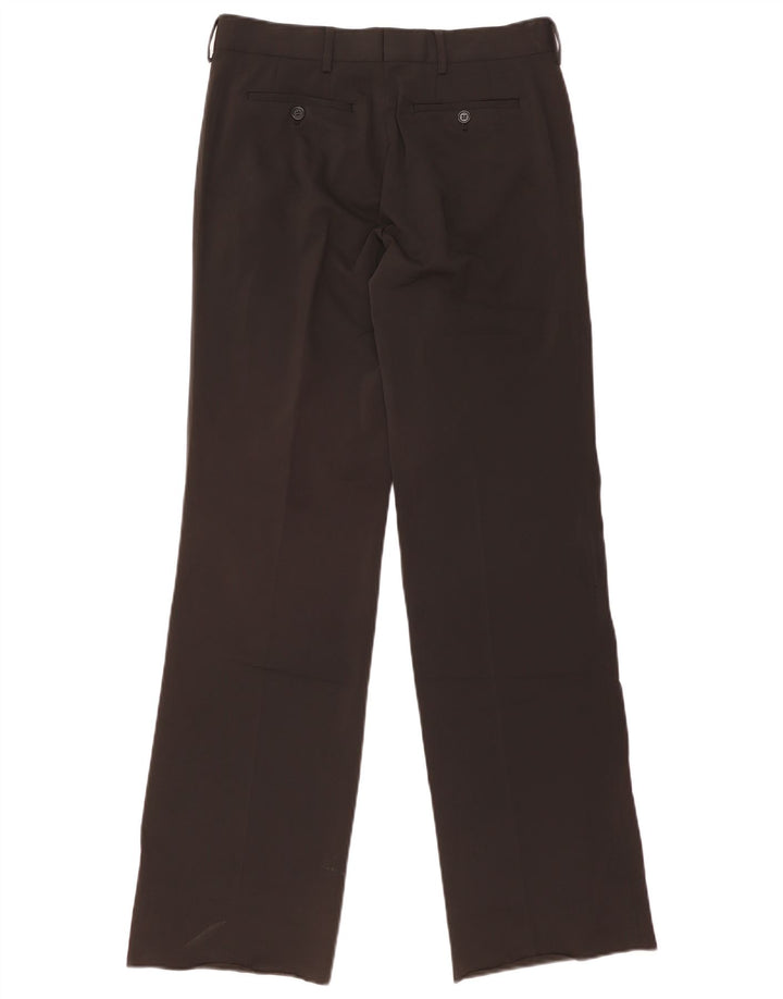 ZARA Pantalón chino recto para hombre EU 40 Medium W31 L34 Poliéster negro