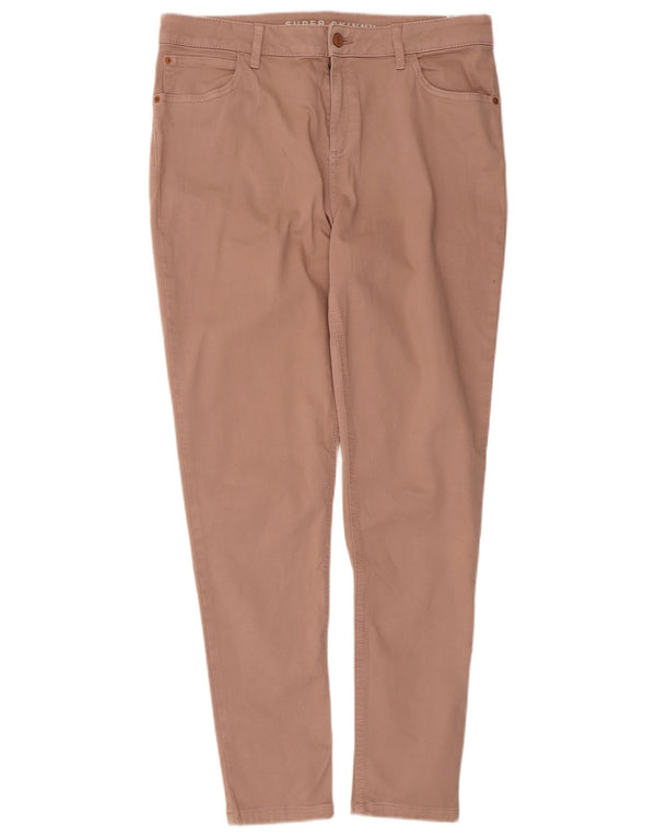 Marks & Spencer Pantalones Casuales para Mujer UK 40 Large W32 L28 Rosa