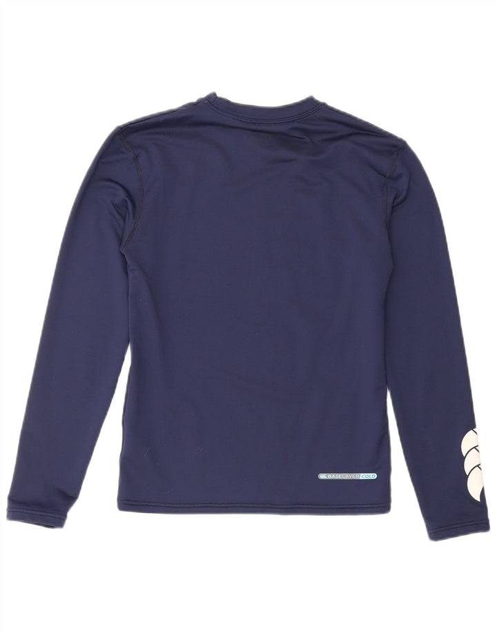 Canterbury Boys Graphic Top Manga Larga 8-9 Años Grande Azul Marino