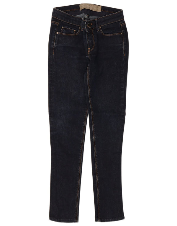 Zara Vaqueros pitillo para mujer EU 34 2XS W24 L27 Algodón azul marino