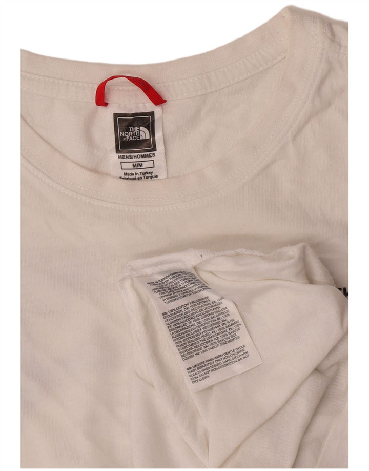 The North Face Camiseta gráfica para hombre Top Medium White Cotton