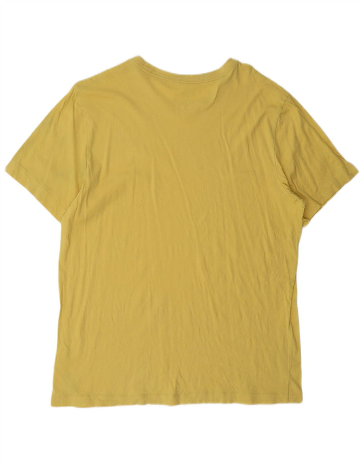 Nike - Camiseta para hombre, talla grande, algodón amarillo