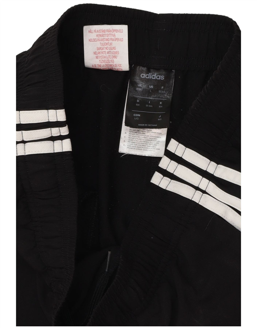 Adidas Pantalón corto deportivo para niño 13-14 años Negro Poliéster