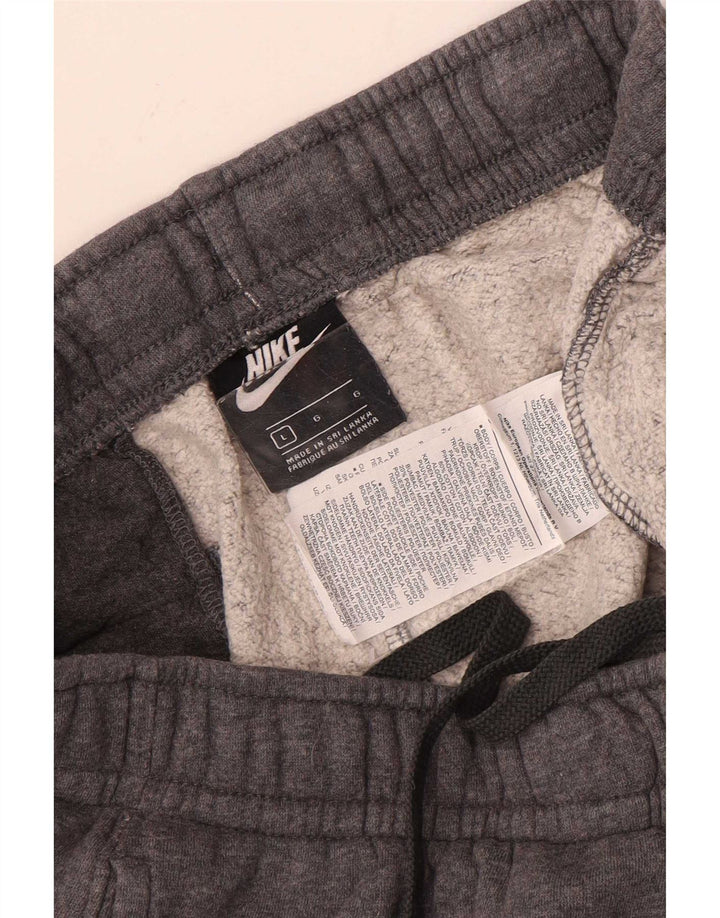 Nike - Pantalón de chándal para hombre, talla grande, algodón gris