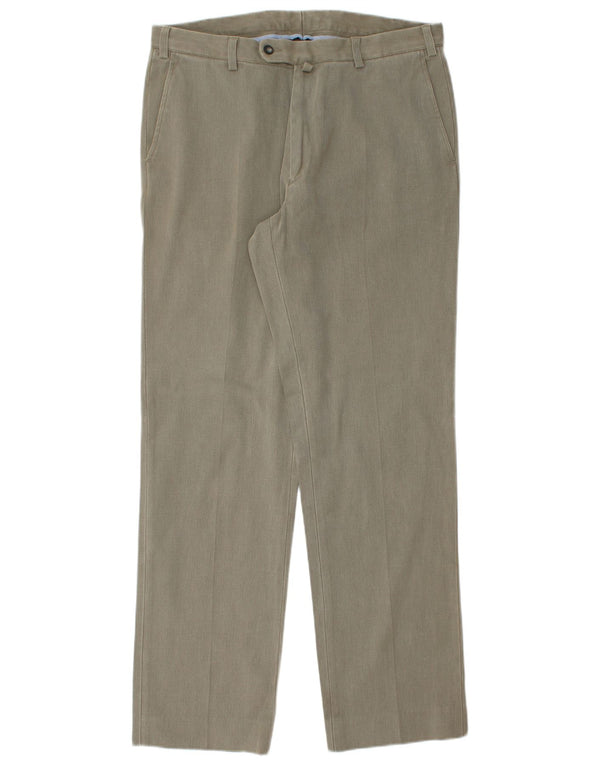 Gant Pantalón chino recto para hombre IT 50 Large W35 L32 Algodón caqui