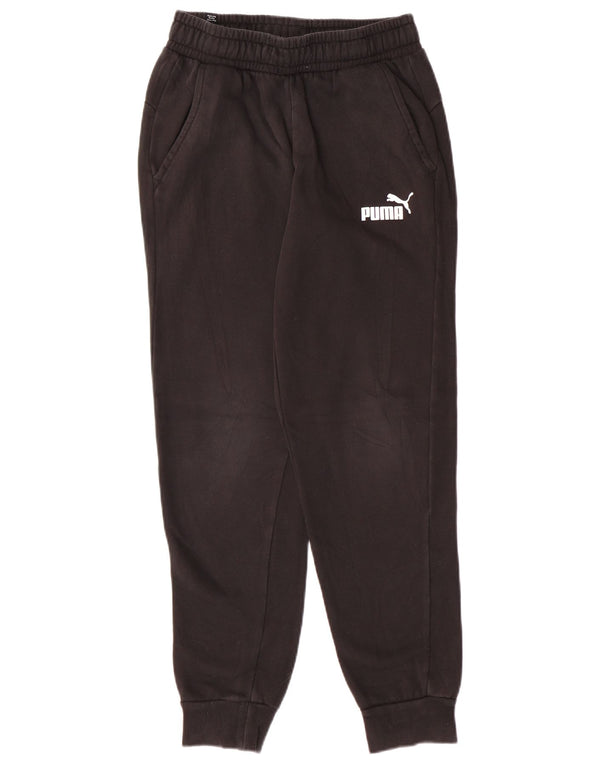 Puma Mujer Chándal Pantalones Joggers UK 10 Small Negro