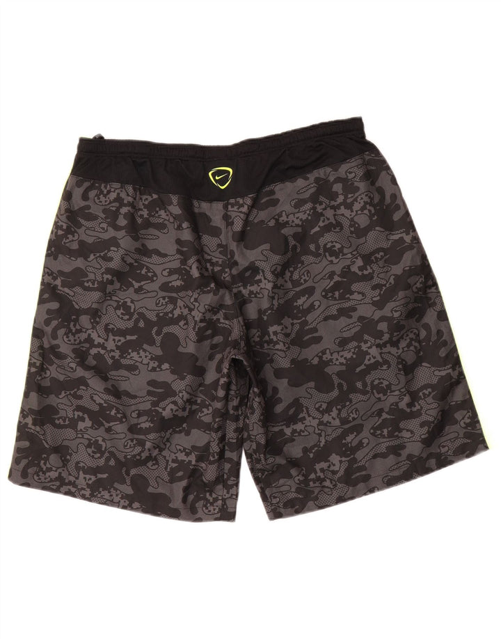 Nike Dri Fit - Pantalones cortos deportivos para hombre (poliéster), color negro
