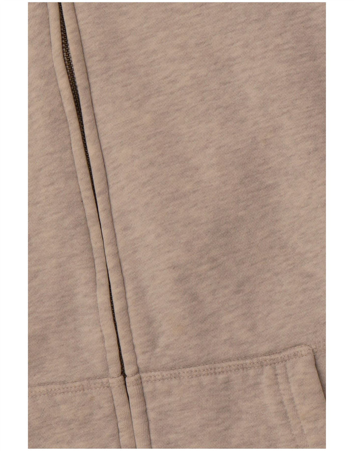 JACK WILLS Suéter con capucha y cremallera para hombre Pequeño Algodón gris