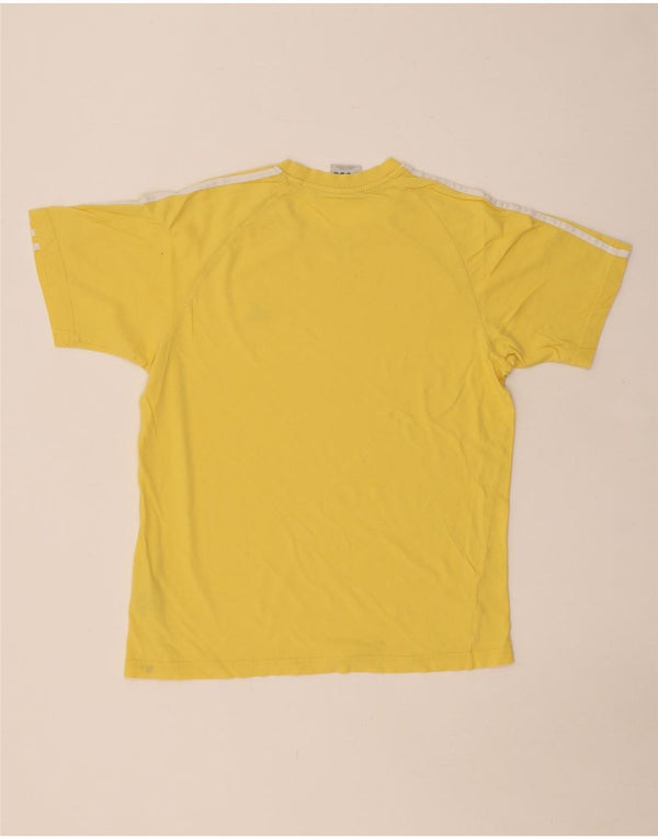 Adidas Hombre Camiseta Top Small Amarillo Algodón