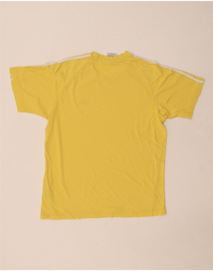 Adidas Hombre Camiseta Top Small Amarillo Algodón