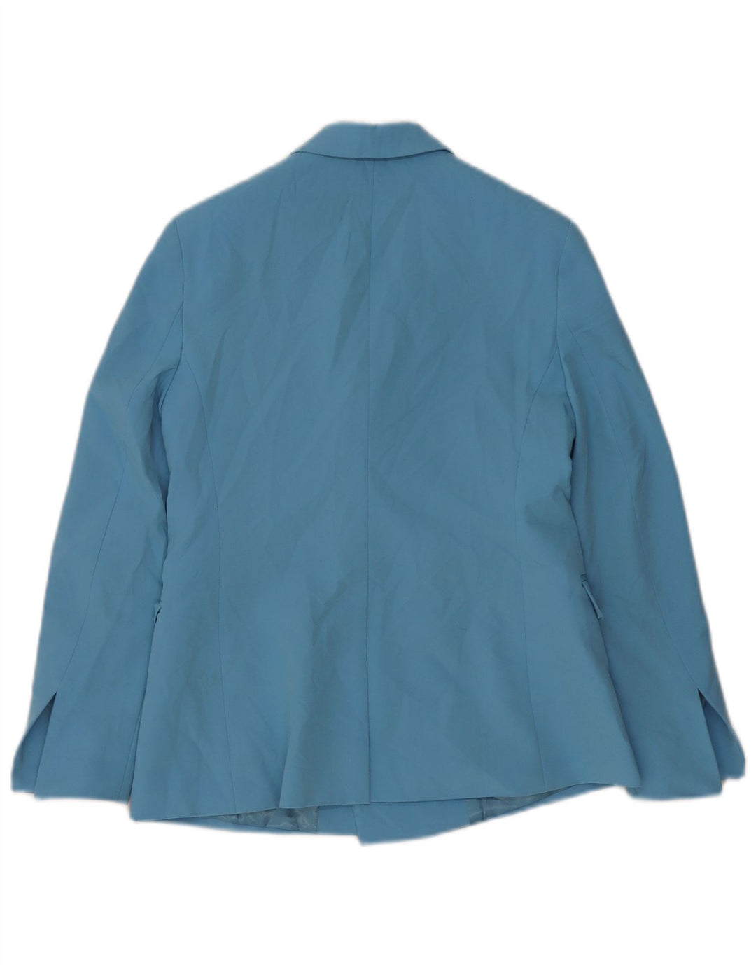 Topshop Chaqueta tipo blazer con doble botonadura para mujer UK 8 Small Poliéster azul