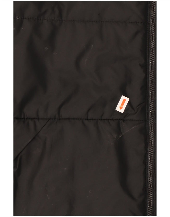 ADIDAS Chaqueta acolchada para hombre UK 38 Mediana Negro Poliéster