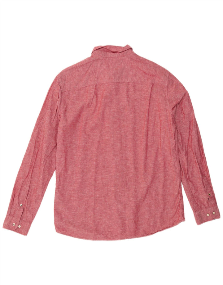 JACK & JONES Camisa Hombre Grande Rojo Algodón